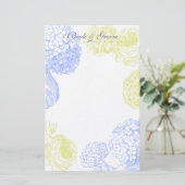 Hydrangea et papeterie Mariage Rose (Debout devant)