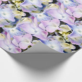 Hydrangea Floral Gift Wrap Cadeaupapier (Hoek)