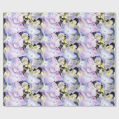 Hydrangea Floral Gift Wrap Cadeaupapier (Vlak)