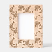 Hydrangea floral minime cadre en bois (Recto)