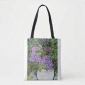 Hydrangea Flower Canvas tas (Voorkant)