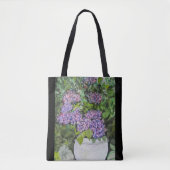 Hydrangea Flower Canvas tas (Voorkant)
