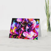 Hydrangea Flower Kaart (Voorkant)