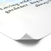 Hydrangea Flower Life Celebration Fotobegrafenis Poster (Hoek)