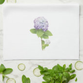 Hydrangea Flower, paarse Theedoek (Gevouwen)