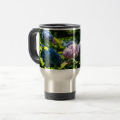 Hydrangea Flower Travel Mug Reisbeker (Voorkant links)