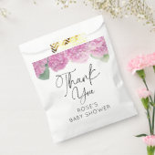 Hydrangea Flowers Baby shower Bedankzakje (Gezegeld)