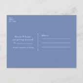 Hydrangea Flowers & Gold Spring Save the Date Aankondigingskaart (Achterkant)