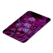 Hydrangea Flowers Horseradish Floral Art Paars Magneet (Linkerzijde)