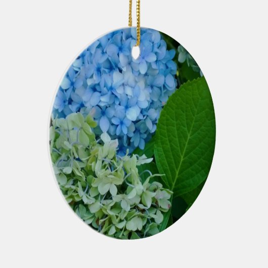 Hydrangea Flowers Keramisch Ornament (Rechts)