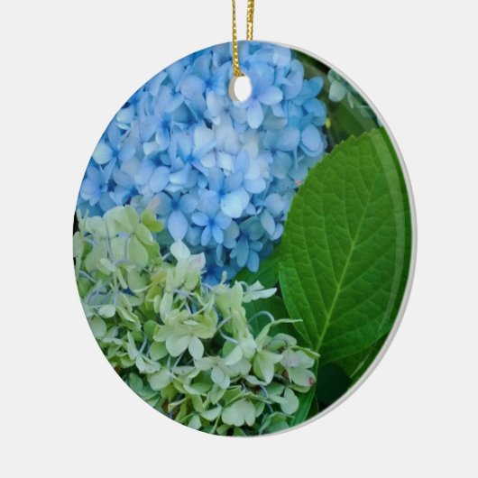 Hydrangea Flowers Keramisch Ornament (Links)