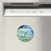 Hydrangea Flowers magnet Blue Hydrangeas Floral Magneet (Insitu (Vaatwasser))