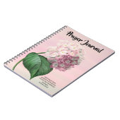  Hydrangea Flowers Prayer Journal Notitieboek (Linkerzijde)