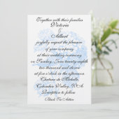 Hydrangea FORMELE WEDDINGINVITATIE Kaart (Staand voorkant)
