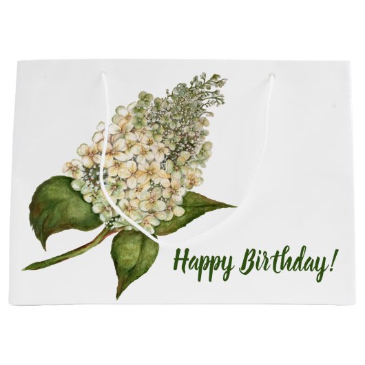 Hydrangea Gift Bag Groot Cadeauzakje (Voorkant)