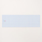 Hydrangea & Gingham Yoga Mat (Achterkant (horizontaal))