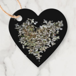 Hydrangea Hart Botanische Gift Tags Bedankjes Labels