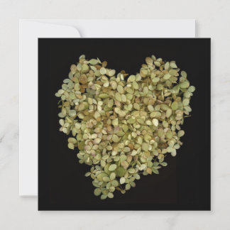 Hydrangea Hart Botanische Notitiekaarten Vierkant