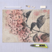 Hydrangea Illustratie Perkament Decoupage Tissuepapier (Craft)