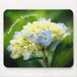 Hydrangea Inspirerend eenvoud Muismat