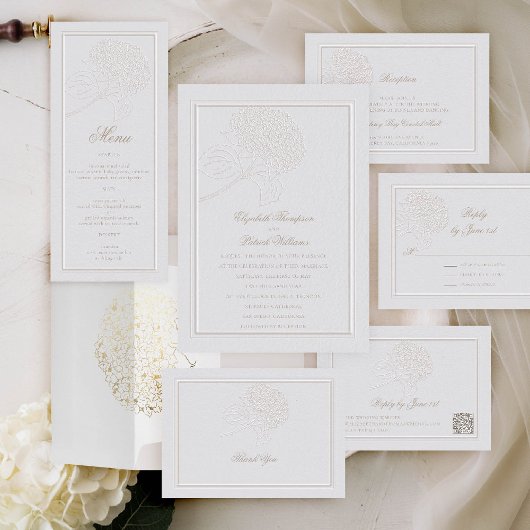 Hydrangea Ivory Elegant Formeel Trouwprogramma