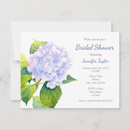 Hydrangea Kaart (Voorkant)