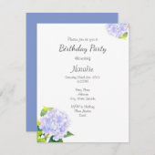 Hydrangea Kaart (Voorkant / Achterkant)