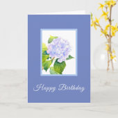 Hydrangea Kaart (Gele Bloem)