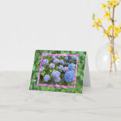 Hydrangea! kaart (Gele Bloem)