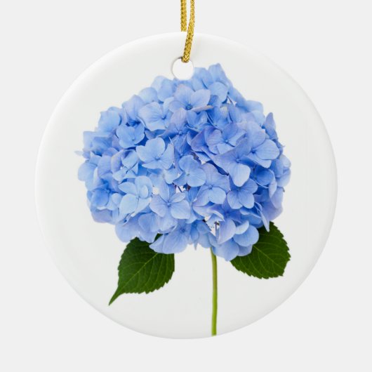 Hydrangea Keramisch Ornament (Voorkant)