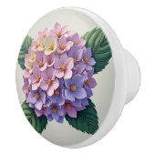 hydrangea keramische knop (Rechts)