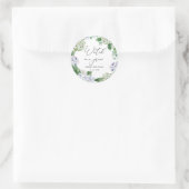 Hydrangea Kijk me groeien Plant gunst Ronde Sticker (Tas)