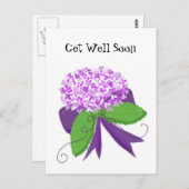 Hydrangea komt snel goed briefkaart (Voorkant / Achterkant)