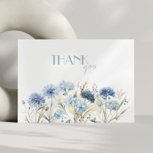Hydrangea Korenbloemen Bruidsfeest Dank Je Bedankkaart