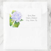 Hydrangea-labels Rechthoekige Sticker (Tas)