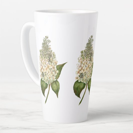 Hydrangea Latte Mok (Linkerhoek)