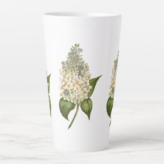 Hydrangea Latte Mug (Devant)