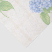 Hydrangea Luxe Floral Tissue Paper | Elegant Blue Tissuepapier (Detail)