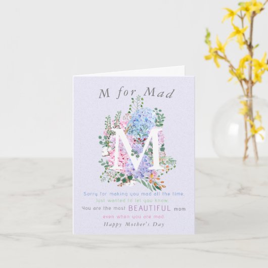 Hydrangea M pour l'humour de la carte mère (Fleur jaune)