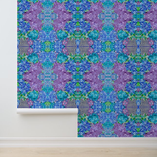 Hydrangea manie behang (Applicatie)