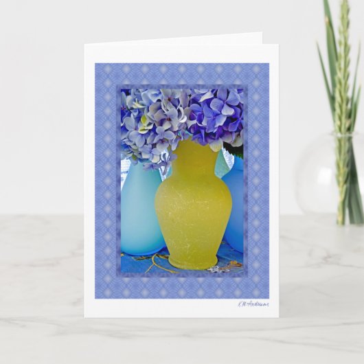 Hydrangea medley V Kaart (Voorkant)