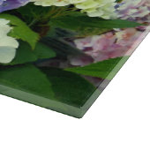 Hydrangea Mix-15x11 GLASS CUTTING BOARD Snijplank (Hoek)
