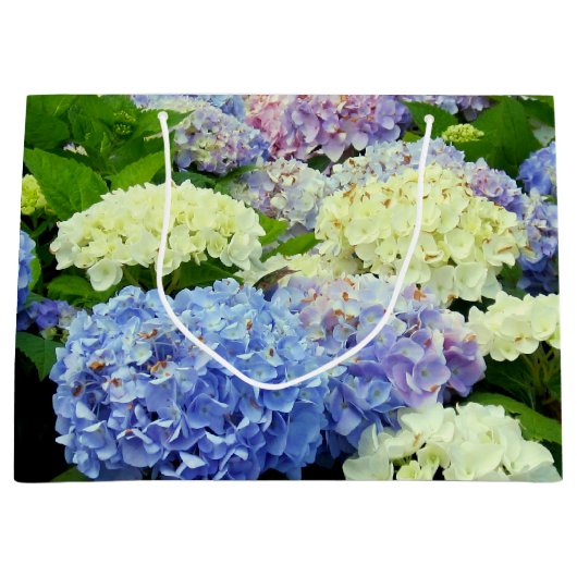 Hydrangea Mix-GIFT BAG L Large Cadeautasje (Voorkant)