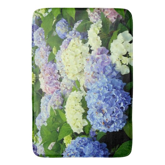 Hydrangea Mix-Large Bath Mat (Voorkant Verticaal)