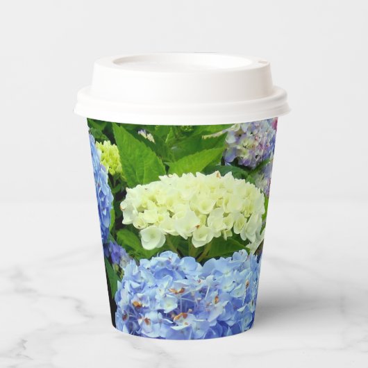 Hydrangea Mix-PAPER PARTY CUPS Papieren Bekers (Voorkant)