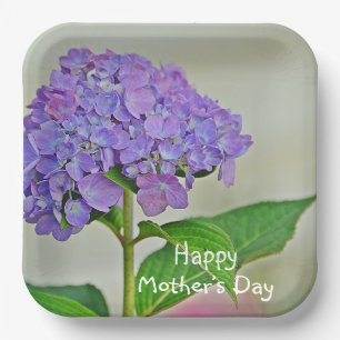 Hydrangea Moederdag Papieren Bordje