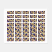 Hydrangea Night and Gold Labels (Vel)