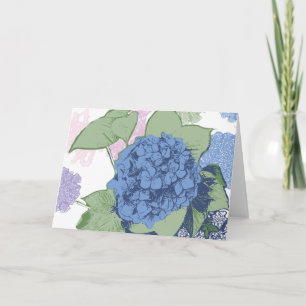 Hydrangea Note Kaart