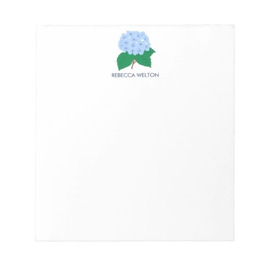 Hydrangea Note Pad Notitieblok (Voorkant)
