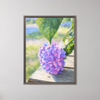 Hydrangea Ochtend Canvas Afdruk
